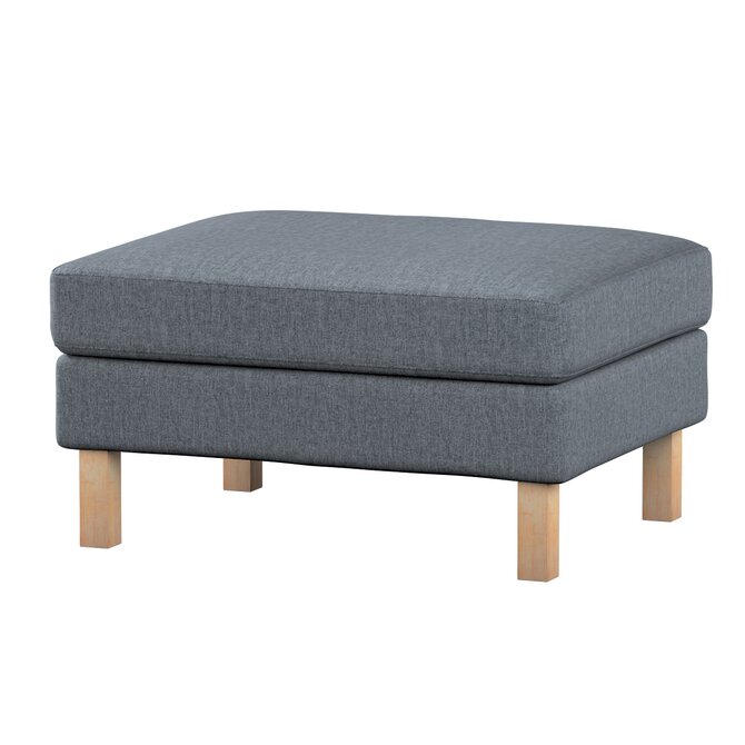 Dekoria Potah na podnožku IKEA Karlstad, šedý grafit, potah na podnožku Karlstad, City, 704-86