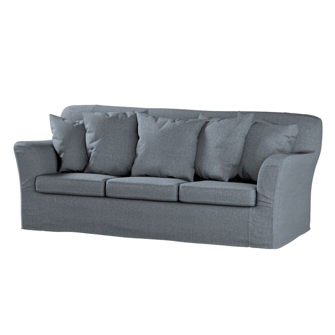 Dekoria Potah na pohovku IKEA  Tomelilla 3-místná nerozkládací, šedý grafit, pohovka Tomelilla 3-místná, City, 704-86