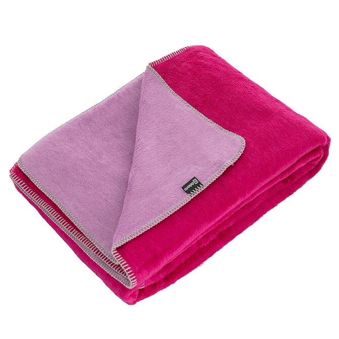 Dekoria Deka Cotton Cloud 150x200 Fuchsia&Lavender, 150 x 200 cm