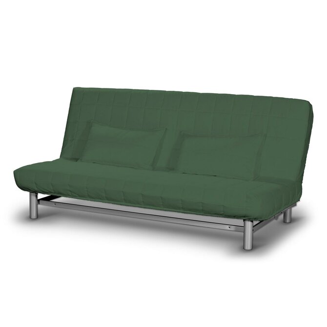 Dekoria Potah na pohovku IKEA  Beddinge krátký, Forest Green - zelená, potah na pohovku + 2 polštáře, Cotton Panama, 702-06