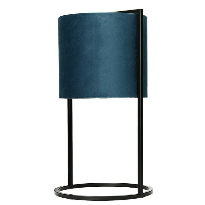 Dekoria Stolní dekorační lampa Santos Blue výška 45cm, 45 cm