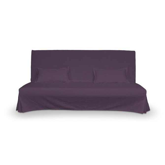 Dekoria Potah na pohovku Beddinge a  2 potahy na polštáře - jednoduché bez prošití, fialová, sofa Beddinge, Etna, 161-27