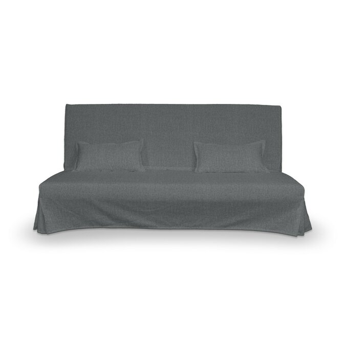 Dekoria Potah na pohovku Beddinge a  2 potahy na polštáře - jednoduché bez prošití, šedý grafit, sofa Beddinge, City, 704-86