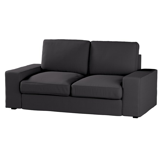 Dekoria Potah na pohovku Kivik 2-místná nerozkládací, Shadow Grey - grafitová, Pohovka Kivik 2-místná, Cotton Panama, 702-08