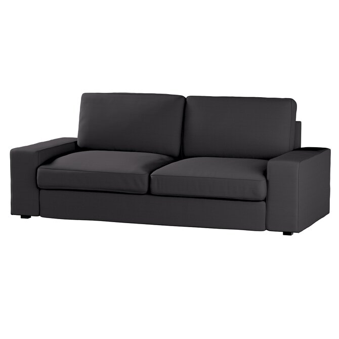 Dekoria Potah na pohovku Kivik 3-místná nerozkládací, Shadow Grey - grafitová, Pohovka Kivik 3-místná, Cotton Panama, 702-08