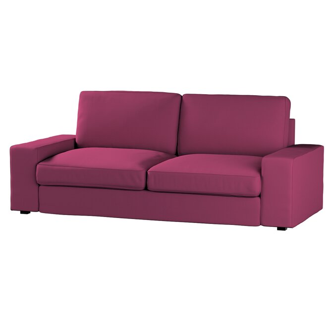 Dekoria Potah na pohovku Kivik 3-místná nerozkládací, Plum švestková, Pohovka Kivik 3-místná, Cotton Panama, 702-32