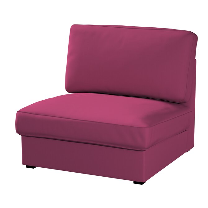 Dekoria Potah na křeslo Kivik, Plum švestková, křeslo Kivik, Cotton Panama, 702-32
