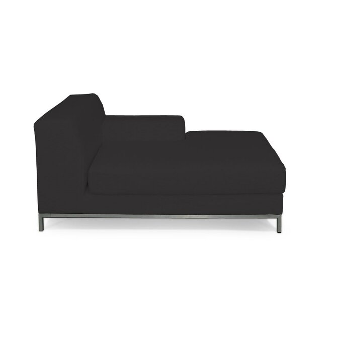 Dekoria Potah na šezlong Kramfors pravý, Shadow Grey - grafitová, šezlong Kramfors pravý, Cotton Panama, 702-08