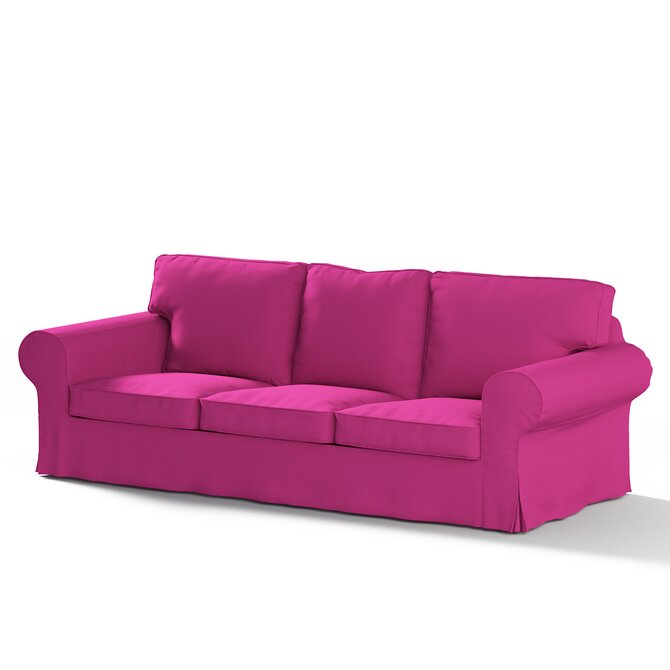 Dekoria Potah na pohovku IKEA Ektorp 3-místná rozkládací, NOVÝ MODEL 2013, amaranthová , Ektorp 3-m rozkládací, od 2013, Etna, 705-23