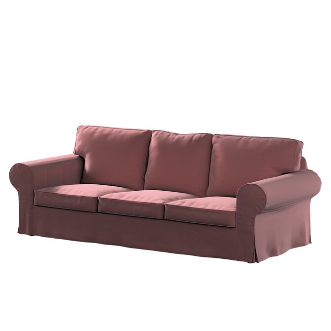 Dekoria Potah na pohovku IKEA Ektorp 3-místná rozkládací, NOVÝ MODEL 2013, světle švestková, Ektorp 3-m rozkládací, od 2013, Ingrid, 705-38