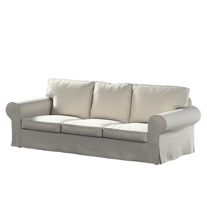 Dekoria Potah na pohovku IKEA Ektorp 3-místná rozkládací, NOVÝ MODEL 2013, šedá, Ektorp 3-m rozkládací, od 2013, Ingrid, 705-40