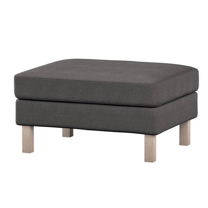 Dekoria Potah na podnožku IKEA Karlstad, grafitová, potah na podnožku Karlstad, Etna, 705-35
