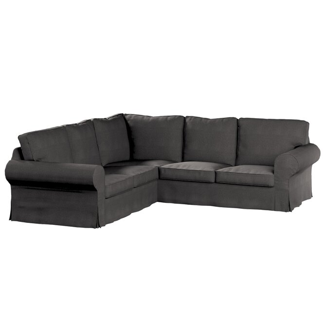 Dekoria Potah na pohovku IKEA  Ektorp rohová, grafitová, pohovka Ektorp rohová, Etna, 705-35