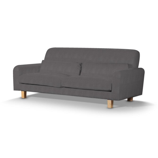 Dekoria Potah na pohovku IKEA Nikkala krátký, grafitová, potah na pohovku Nikkala -krátký, Etna, 705-35