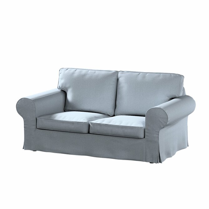 Dekoria Potah na pohovku IKEA Ektorp 2-místná rozkládací  NOVÝ MODEL 2012, jemně blankytný melanž, Ektorp 2-m rozkl. od 2012, Amsterdam, 704-46