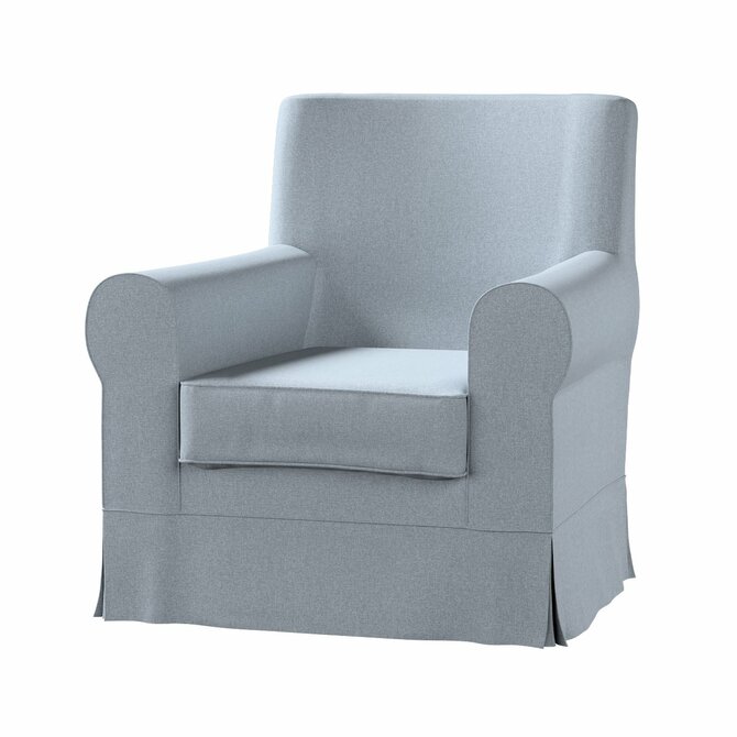 Dekoria Potah na křeslo IKEA Ektorp Jennylund, jemně blankytný melanž, kØeslo Ektorp Jennylund, Amsterdam, 704-46