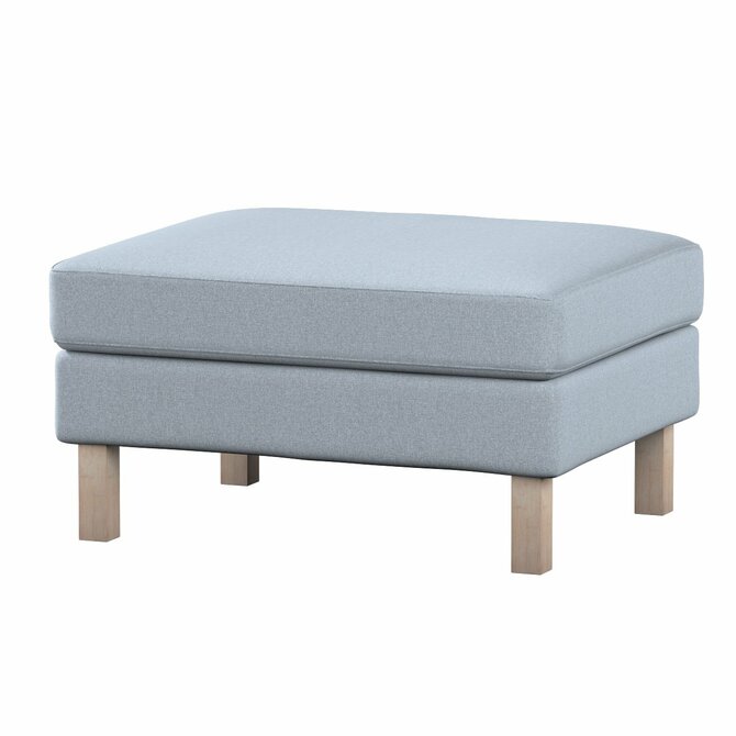 Dekoria Potah na podnožku IKEA Karlstad, jemně blankytný melanž, potah na podnožku Karlstad, Amsterdam, 704-46