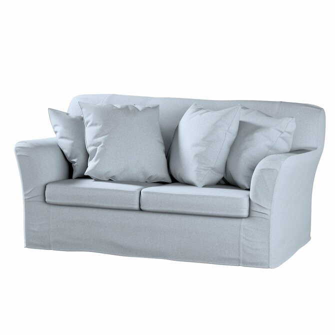 Dekoria Potah na pohovku IKEA  Tomelilla 2-místná nerozkládací, jemně blankytný melanž, pohovka Tomelilla 2-místná, Amsterdam, 704-46