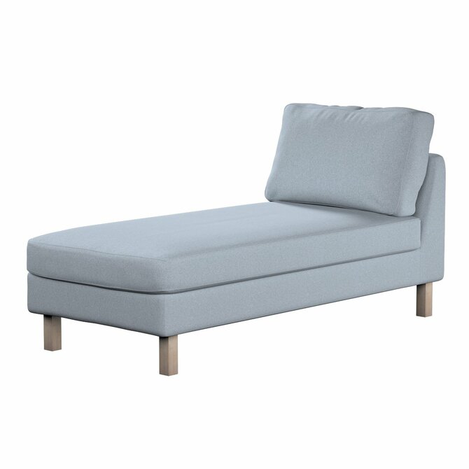Dekoria Potah na šezlong IKEA Karlstad samostatný, krátký, jemně blankytný melanž, Potah na šezlong Karlstad samostatný, Amsterdam, 704-46