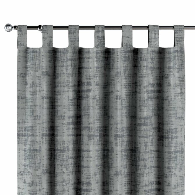 Dekoria Závěs na poutkach, šedavá beton, Velvet, 704-32
