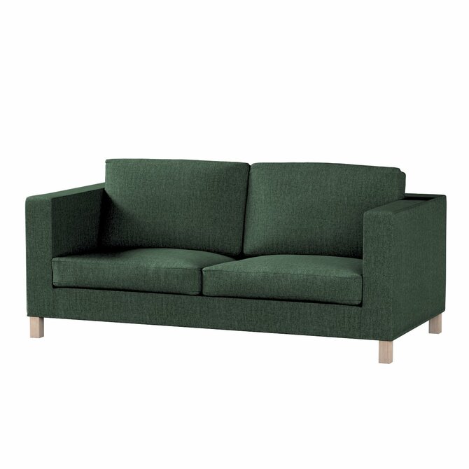 Dekoria Potah na pohovku IKEA  Karlanda rozkládací, krátký, lesní zelená, pohovka Karlanda rozkládací, City, 704-81