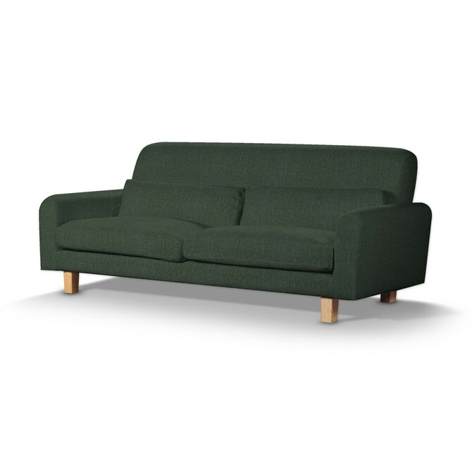 Dekoria Potah na pohovku IKEA Nikkala krátký, lesní zelená, potah na pohovku Nikkala -krátký, City, 704-81