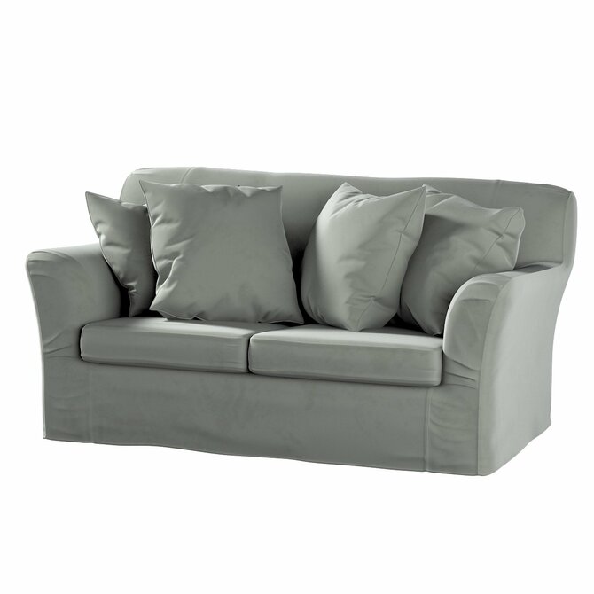 Dekoria Potah na pohovku IKEA  Tomelilla 2-místná nerozkládací, Šedá, pohovka Tomelilla 2-místná, Living Velvet, 704-57