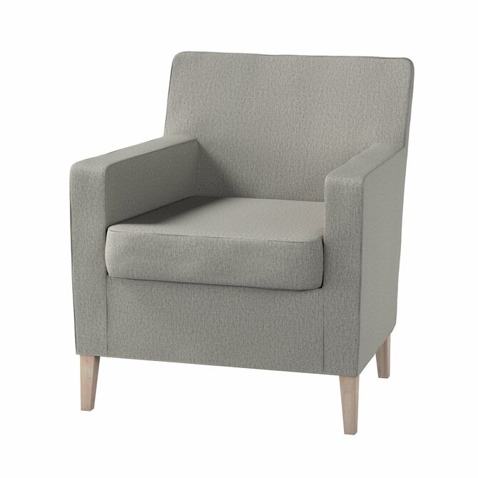 Dekoria Potah na křeslo IKEA Karlstad, chenille grise, Potah na křeslo Karlstad, Living, 161-57
