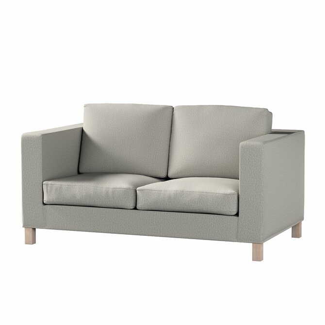 Dekoria Potah na pohovku IKEA  Karlanda 2-místná, krátký, chenille grise, pohovka Karlanda 2-místná, Living, 161-57