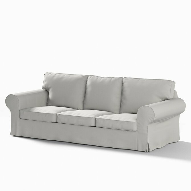 Dekoria Potah na pohovku IKEA  Ektorp 3-místná, nerozkládací, světlá holubí šeď, pohovka Ektorp 3-místná, nerozkládací, Etna, 705-90