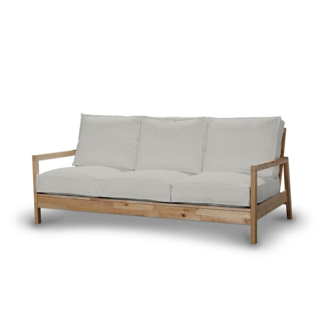 Dekoria Potah na pohovku IKEA  Lillberg 3-místná nerozkládací, světlá holubí šeď, pohovka Lillberg 3-místná, Etna, 705-90