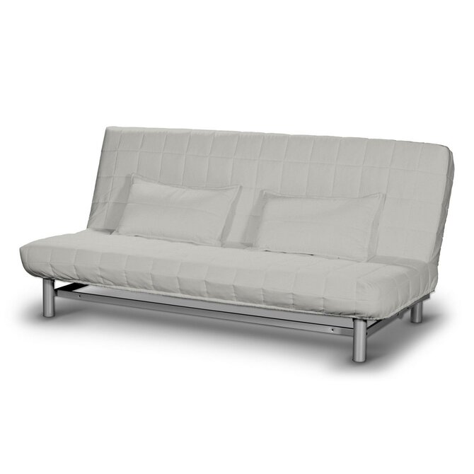 Dekoria Potah na pohovku IKEA  Beddinge krátký, světlá holubí šeď, potah na pohovku + 2 polštáře, Etna, 705-90