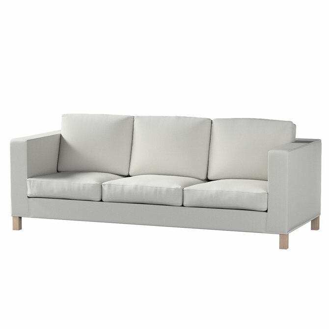 Dekoria Potah na pohovku IKEA  Karlanda 3-místná nerozkládací, krátký, světlá holubí šeď, pohovka Karlanda 3-místná, Etna, 705-90