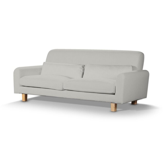 Dekoria Potah na pohovku IKEA Nikkala krátký, světlá holubí šeď, potah na pohovku Nikkala -krátký, Etna, 705-90