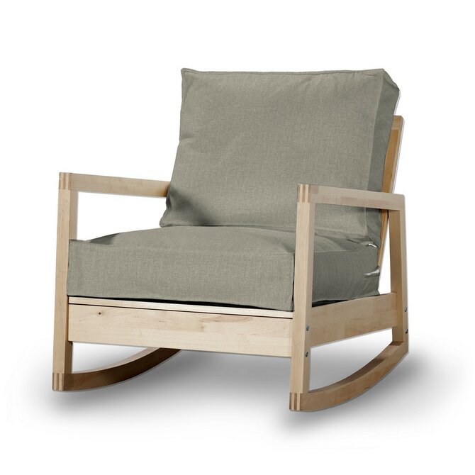 Dekoria Potah na křeslo IKEA Lillberg, šedobéžový šenil, kØeslo Lillberg, City, 704-80