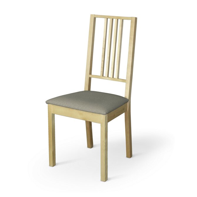 Dekoria Potah na sedák židle Börje, šedobéžový šenil, potah sedák židle Börje, City, 704-80