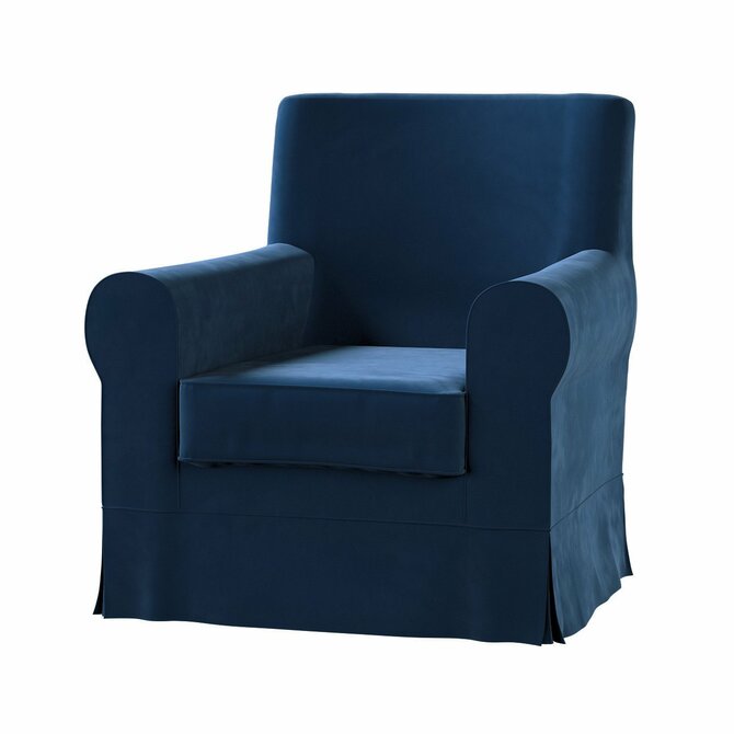 Dekoria Potah na křeslo IKEA Ektorp Jennylund, tmavě modrá, kØeslo Ektorp Jennylund, Velvet, 704-29
