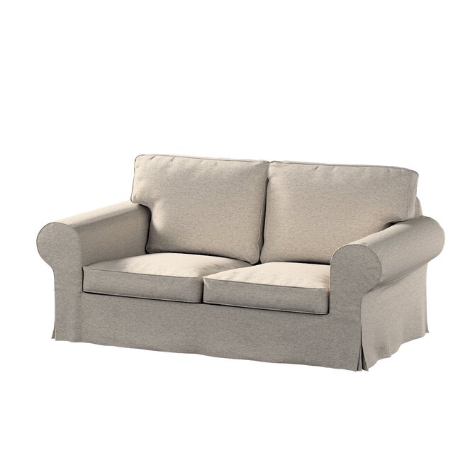 Dekoria Potah na pohovku IKEA Ektorp 2-místná rozkládací  NOVÝ MODEL 2012, šedobéžová melanž, Ektorp 2-m rozkl. od 2012, Madrid, 162-28