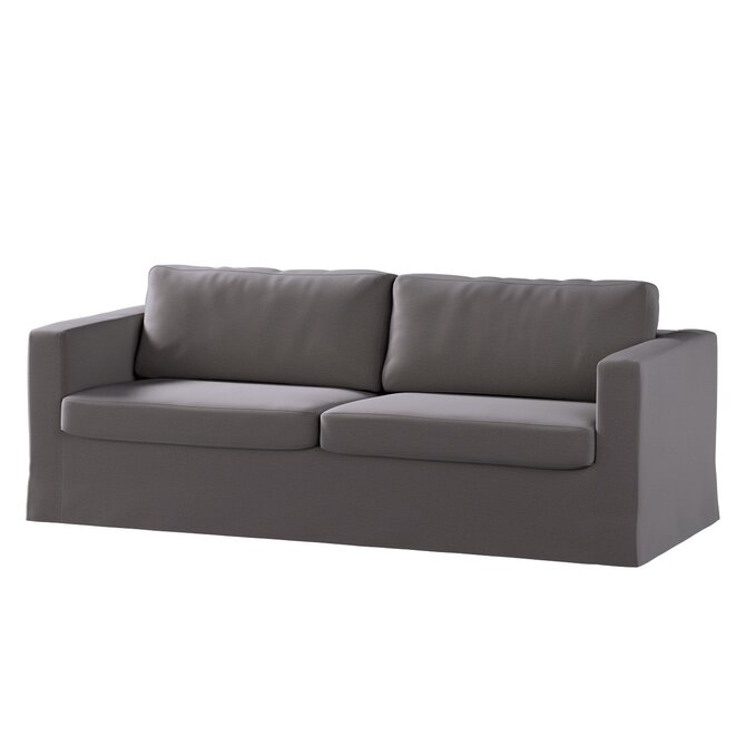 Dekoria Potah na pohovku IKEA  Karlstad 3-místná, nerozkládací, dlouhý, hnědá, pohovka Karlstad 3-místná, Ingrid, 705-45