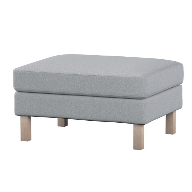 Dekoria Potah na podnožku IKEA Karlstad, šedá, potah na podnožku Karlstad, Amsterdam, 704-55