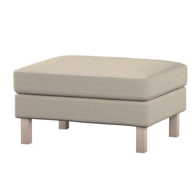 Dekoria Potah na podnožku IKEA Karlstad, béžová, potah na podnožku Karlstad, Living II, 162-08