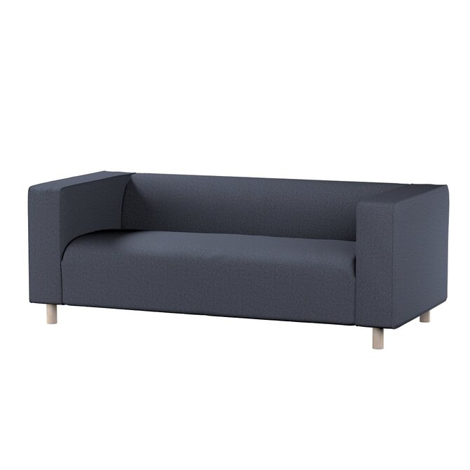 Dekoria Potah na pohovku IKEA  Klippan 2-místná, tmavě modrá melanž, pohovka Klippan 2-místná, Madrid, 162-30