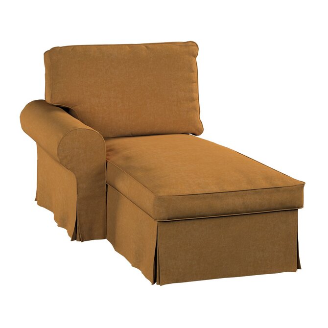 Dekoria Potah na lenošku Ektorp levý, med, lenoška Ektorp levá, Chenille, 162-27