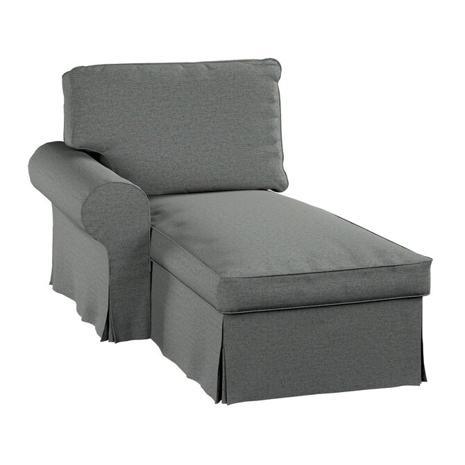 Dekoria Potah na lenošku Ektorp levý, modrá melanž, lenoška Ektorp levá, Madrid, 162-32