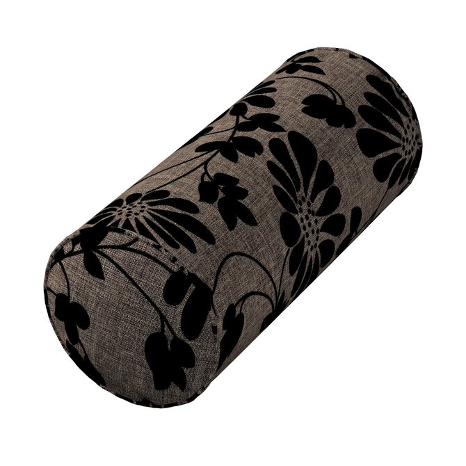 Dekoria Potah na válec IKEA Ektorp, hnědá a černá, válec Ektorp  průměr 15cm, délka 35cm, Living II, 162-10
