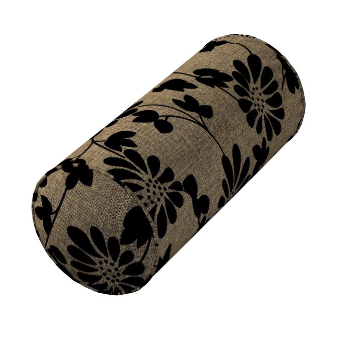 Dekoria Potah na válec IKEA Ektorp, béžová a černá, válec Ektorp  průměr 15cm, délka 35cm, Living II, 162-11
