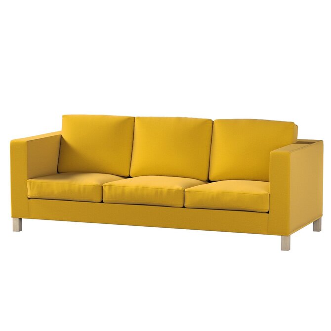Dekoria Potah na pohovku IKEA  Karlanda 3-místná nerozkládací, krátký, medová, pohovka Karlanda 3-místná, Ingrid, 705-46