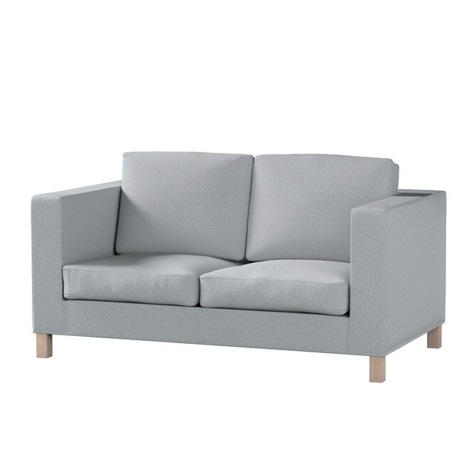 Dekoria Potah na pohovku IKEA  Karlanda 2-místná, krátký, šedá, pohovka Karlanda 2-místná, Amsterdam, 704-55