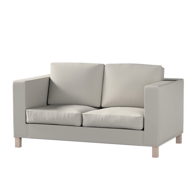 Dekoria Potah na pohovku IKEA  Karlanda 2-místná, krátký, šedá, pohovka Karlanda 2-místná, Living II, 162-00