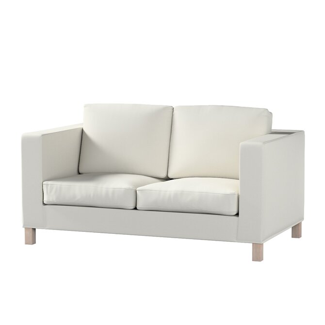 Dekoria Potah na pohovku IKEA  Karlanda 2-místná, krátký, světle šedá, pohovka Karlanda 2-místná, Living II, 162-01